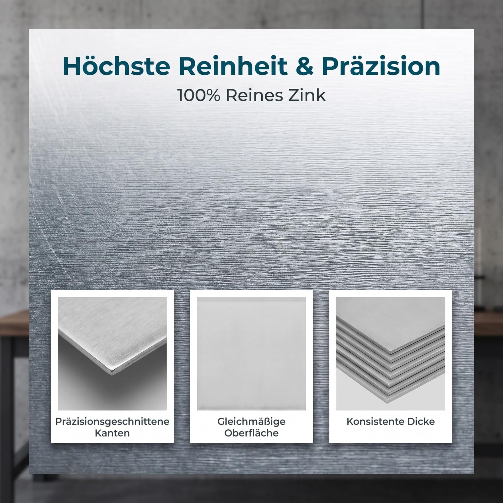 12 Reine Zinkanodenplatten 1.97X0.79X0.04In Zinkstreifen FüR Galvanisierung Fruchtbatterie LeitfäHige Metallplatten FüR Schule Labor Und Basteln