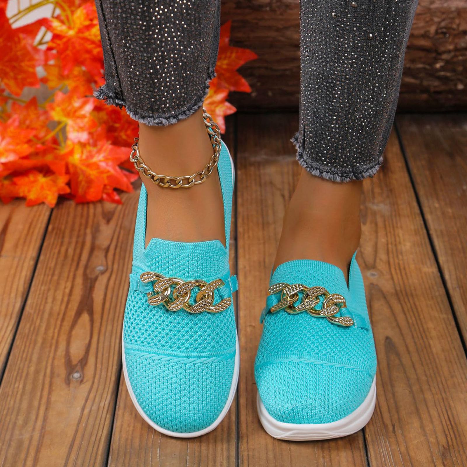 Zapatos para mujer, zapatos para mujer, tejidos ortopédicos, transpirables, suela suave, zapatos deportivos cómodos para caminar, Bu1, 39.5 EU