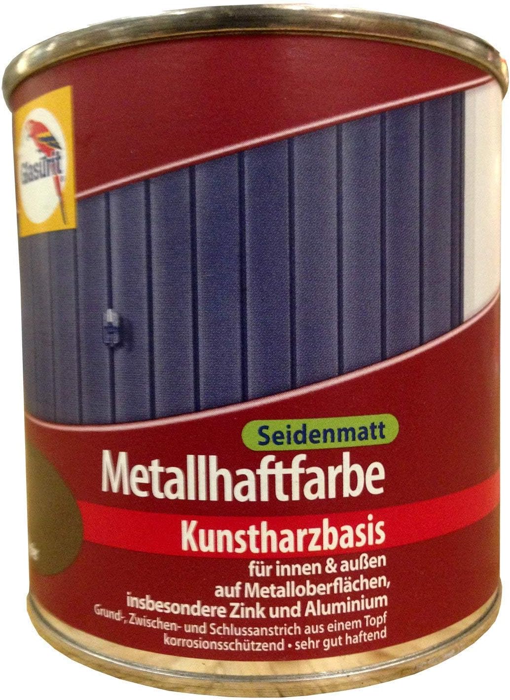 Glassurit Metal Adhesive Paint Silk Matt Resin Base 2.5 L (White