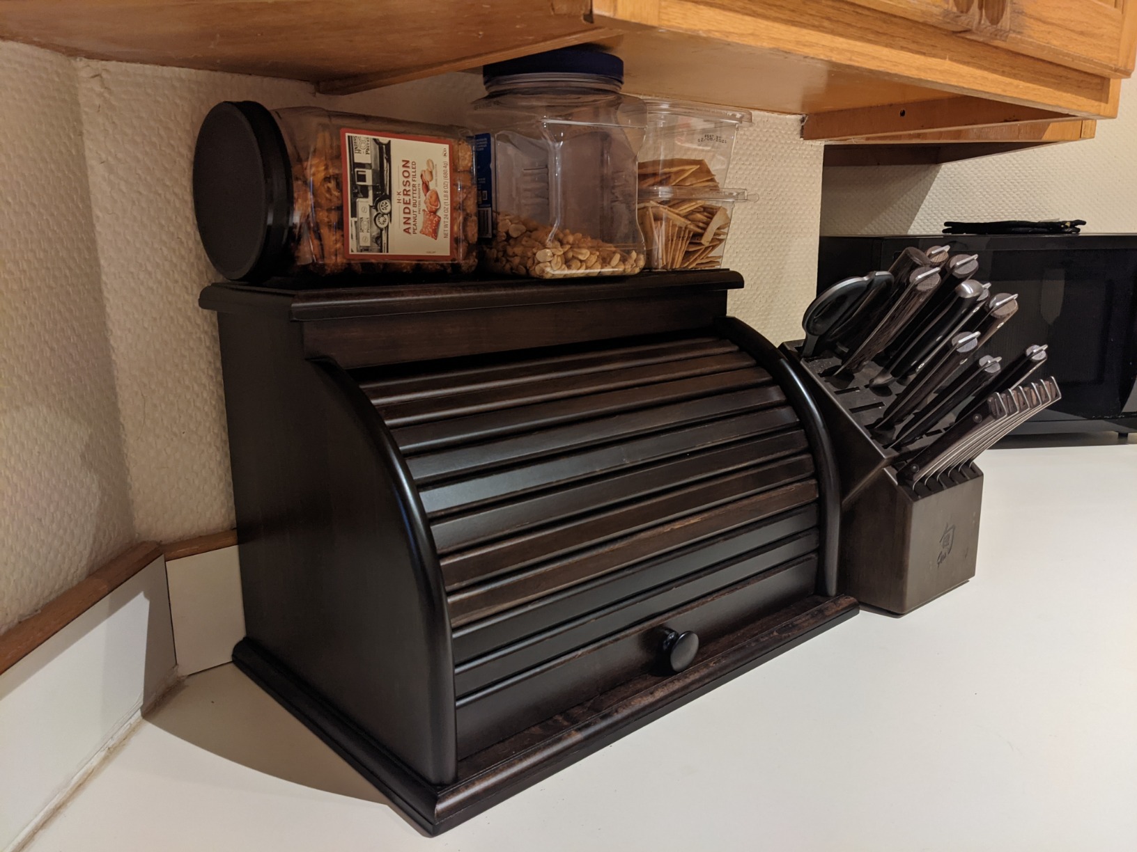 30/mo Finance Amish Valley Products Roll Top Bread Box Amish