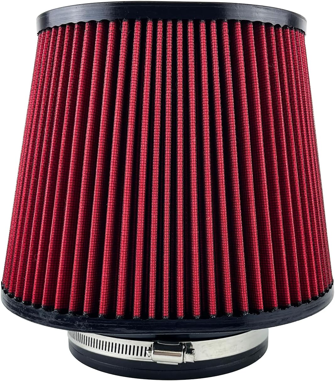 Cold Air Intake Filter 24-91064 Air Intake Filter 5 IN F x (9x7-1/2) IN B x (6-3/4x5-1/2) IN T x 7 IN H Intake Filter