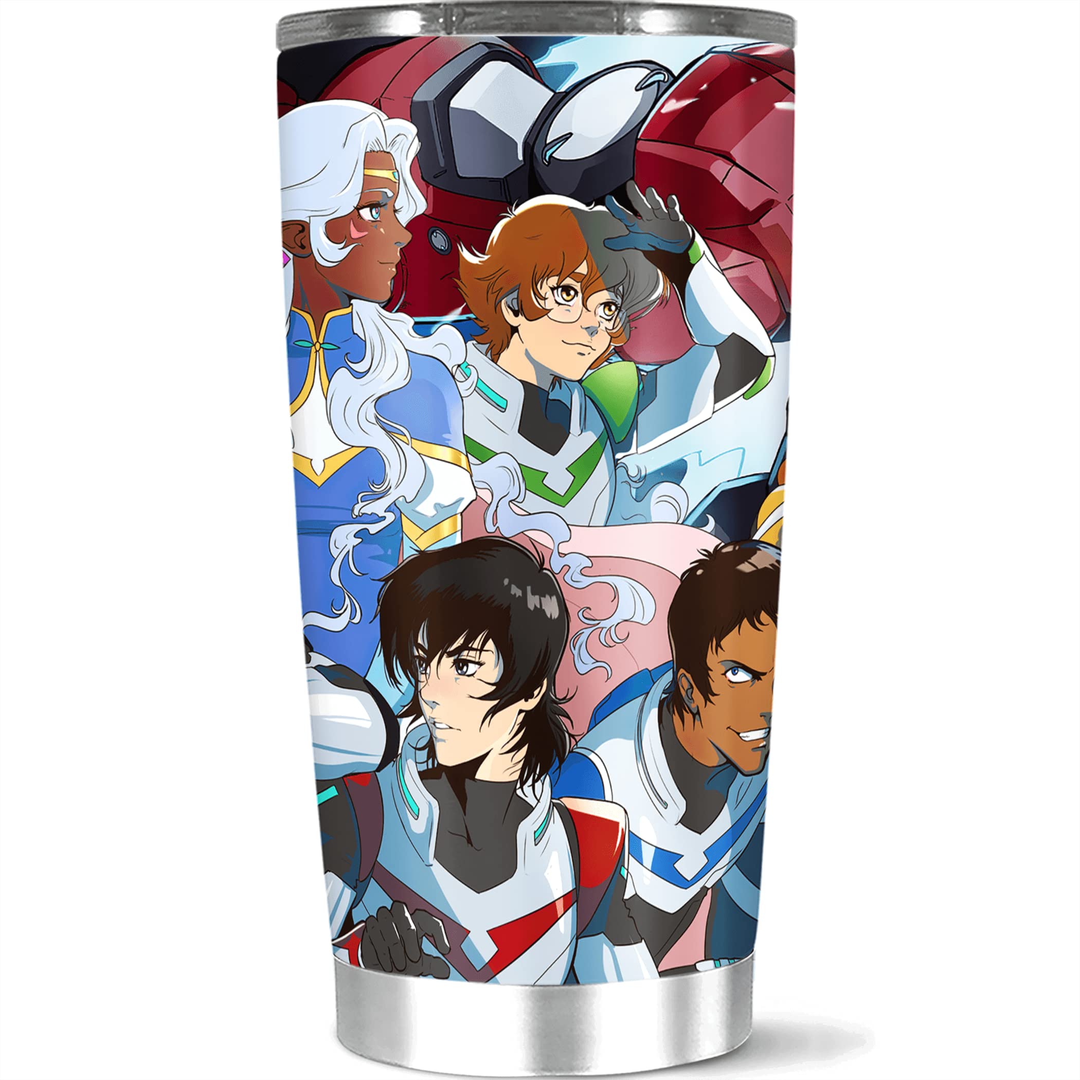 Tumbler Stainless Steel Insulated 20 oz voltron Cold Coffee Tea Wine Hot Iced Cup Mug Suit for Home Office Travel