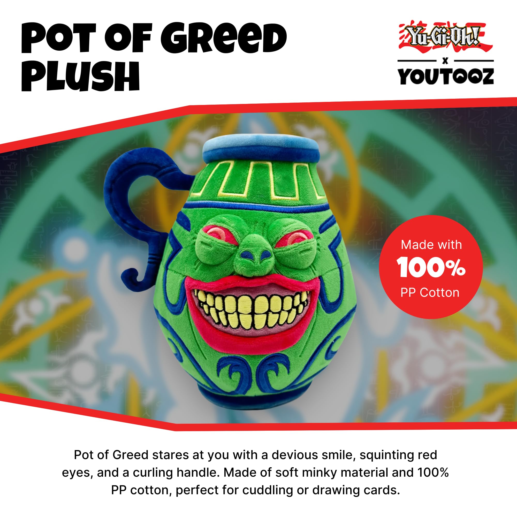 Amazon.co.jp: Youtooz 遊☆戯☆王 Potof Greed 9インチ ぬいぐるみ