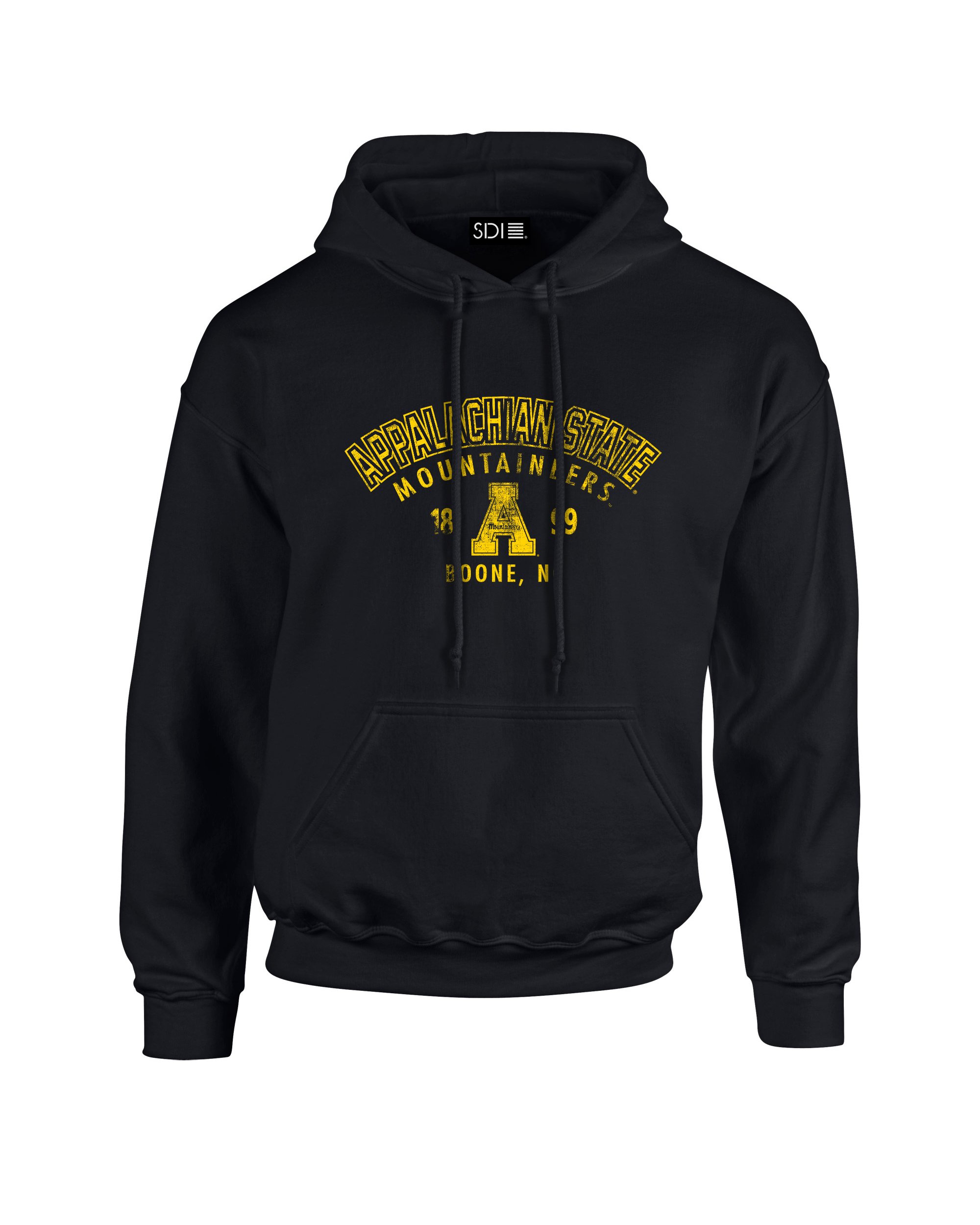 SDI NCAA Men's Basic Hooded Sweatshirt - 8 Oz 50/50 Cotton Poly Blend, Officially Licensed College Apparel