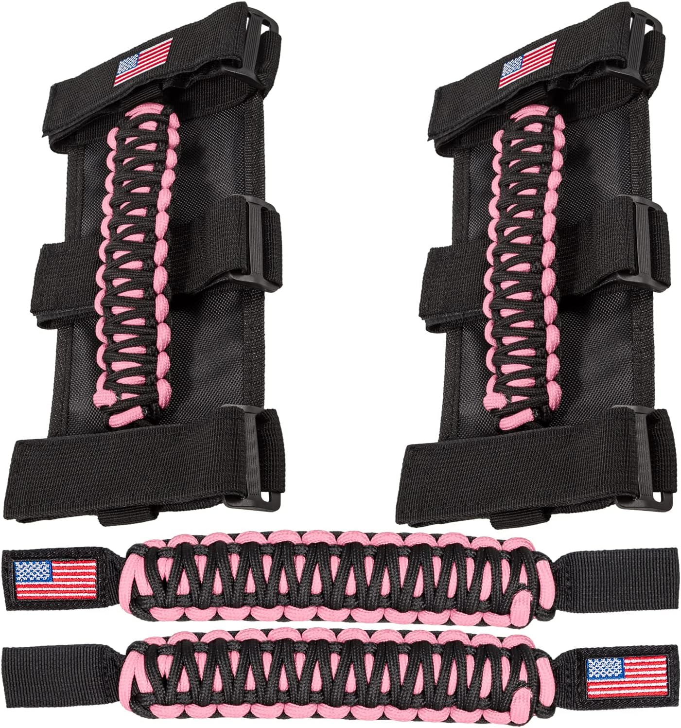 JeCar Grab Handles for Jeep Wrangler, Heavy Duty Roll Bar