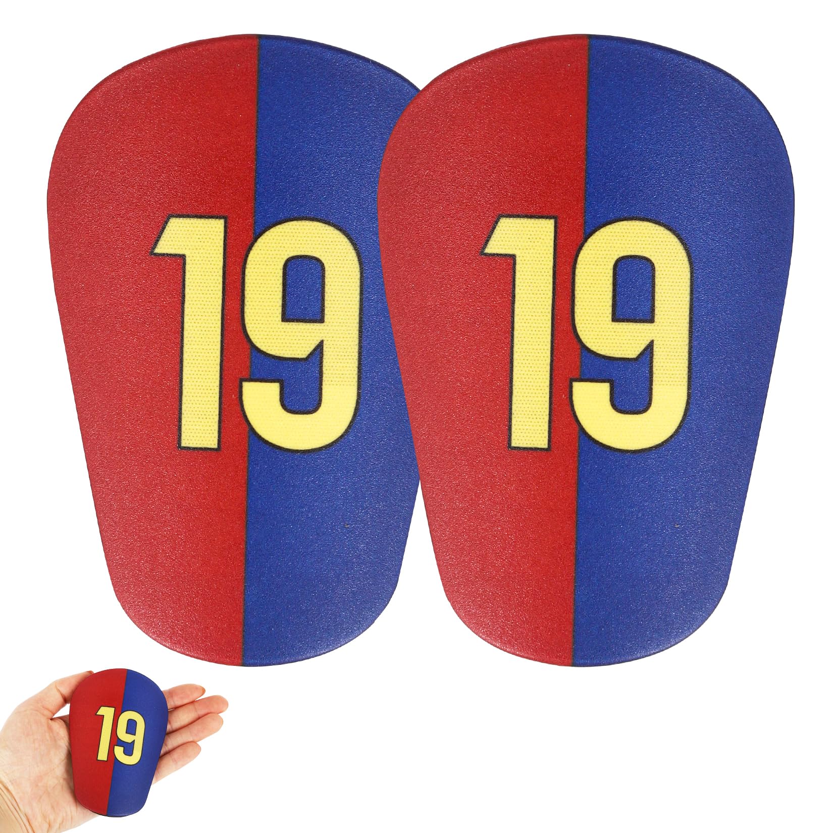 Mini Schienbeinschoner, Kinder Erwachsener Fußball Schienbeinschoner Kommt High-Strength PP Leg Protectors für Leichte Schutzausrüstung (G)