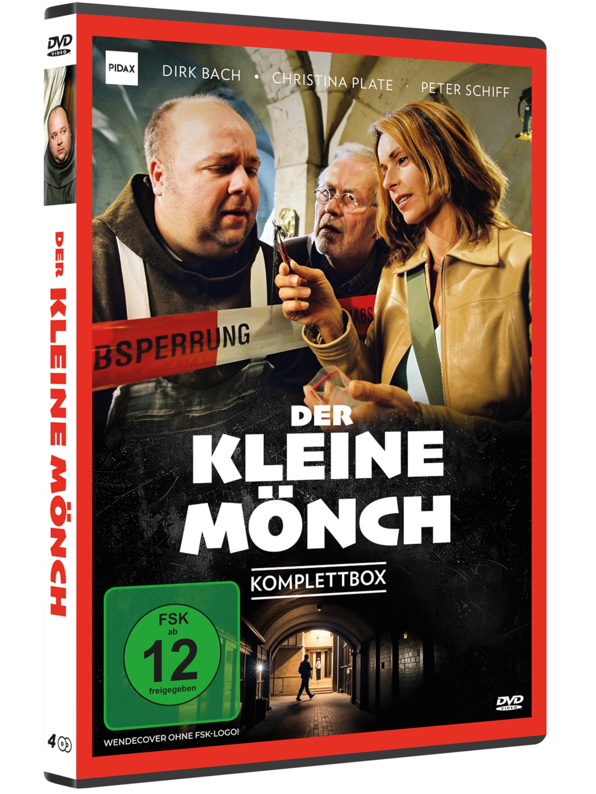 Der kleine Mönch - Krimi + Komödie - Die komplette 15-teilige deutsche Kult-Serie mit Dirck Bach auf 4 DVDs - Komplettbox (Pidax Serien-Klassiker)