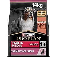 Purina Pro Plan Optiderma Medium Adult Crocchette per Cane con Salmone 14kg