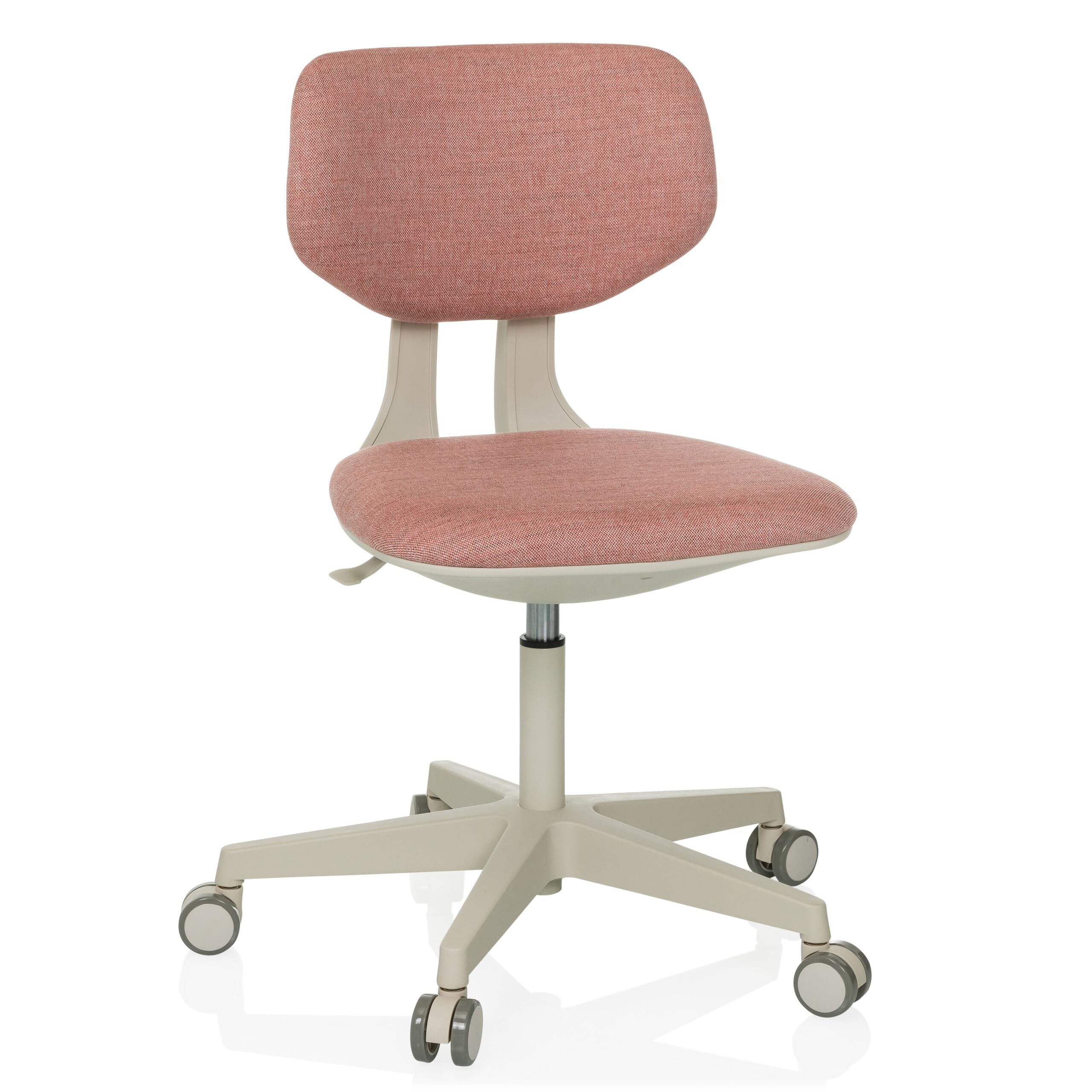 hjh OFFICE Silla giratoria para niños Respaldo Regulable en Altura Kid Classic Silla de Escritorio para niños de 6 a 12 años, Rosa