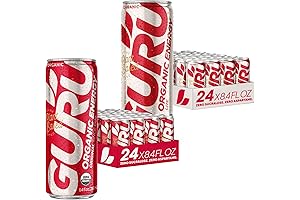 Guru Energy Original & Lite Low Sugar Drink Bundle (48-pack): Pre-workout, clean...
