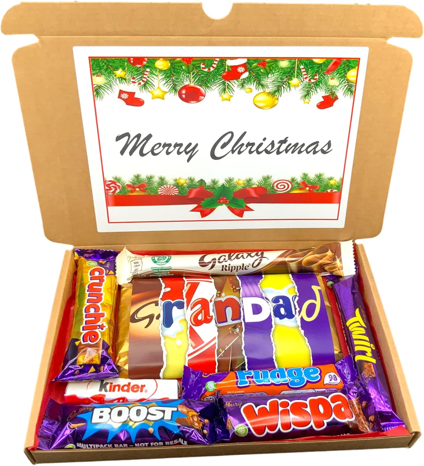 Grandad Chocolate Hamper Sweet Box, Gift For Grandad, Fathers Day Gift