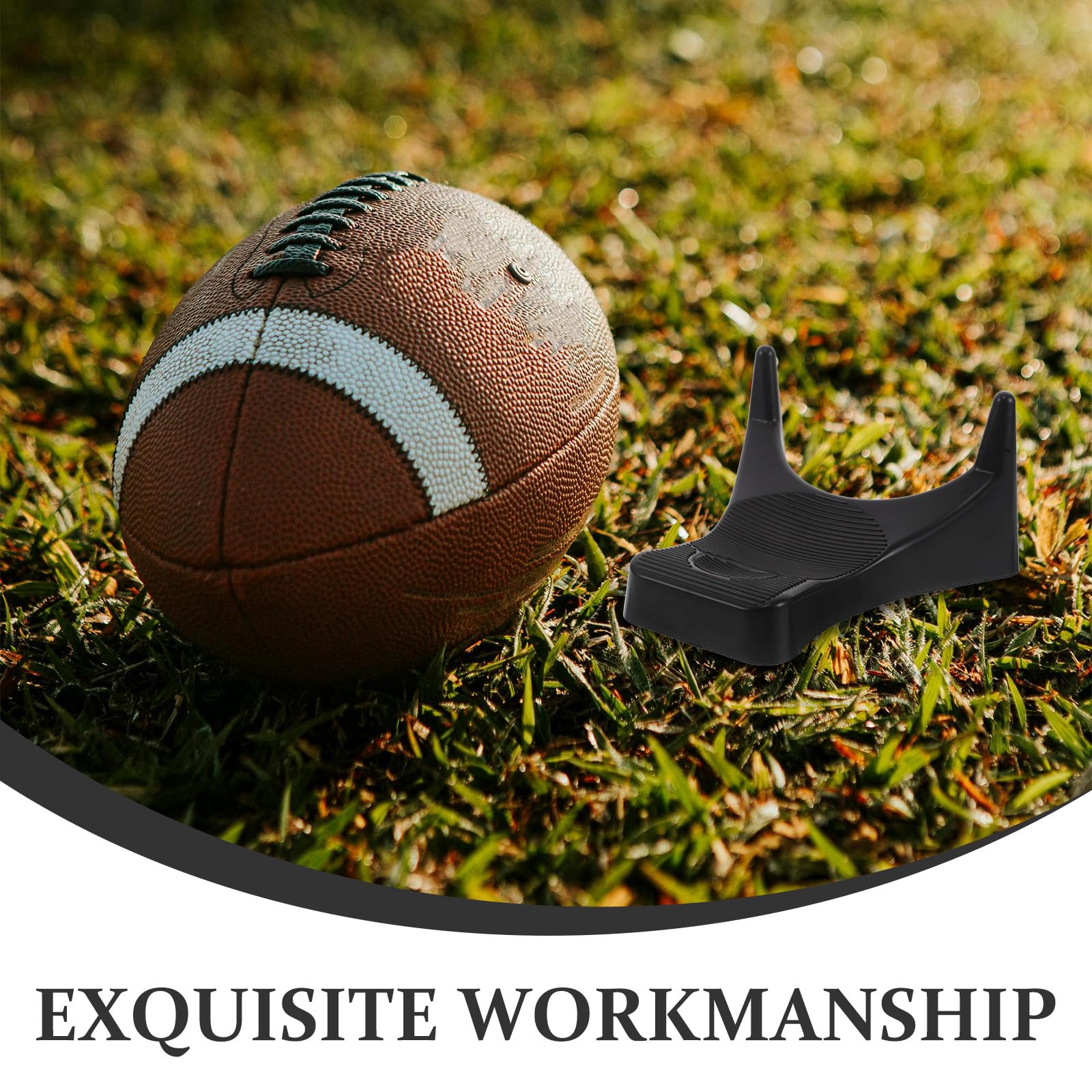 Yardwe 3-teiliges Fußball-Kicking-Tee-Set – Rugby-Trainingsständer, Spielzubehör – Jugend-Placekicker-Ausrüstung, Kicking-Ausrüstung für Field-Goal-Übungen, Sportzubehör