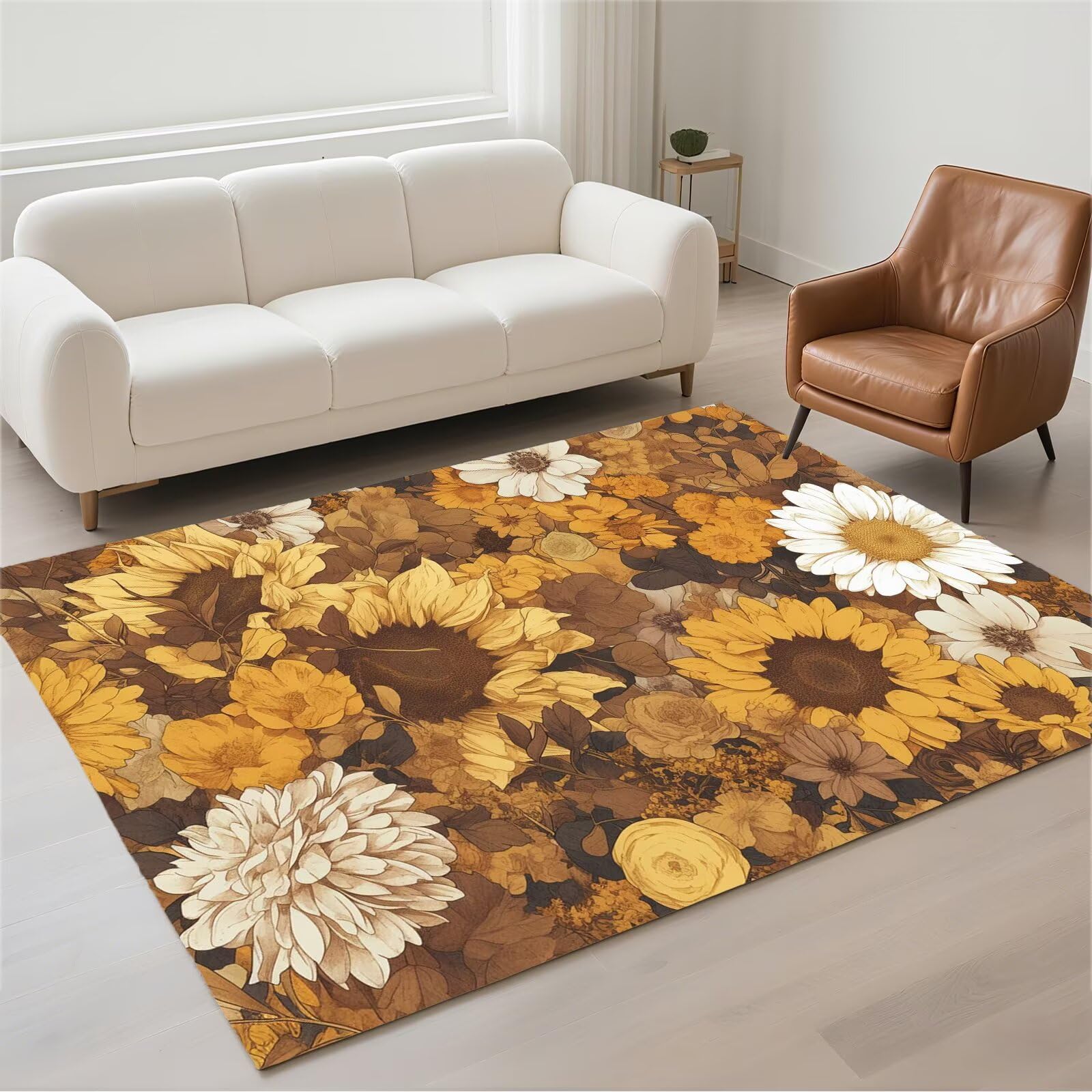 Tapis de couloir grand format 120x180 antidérapant et tapis de salon moderne