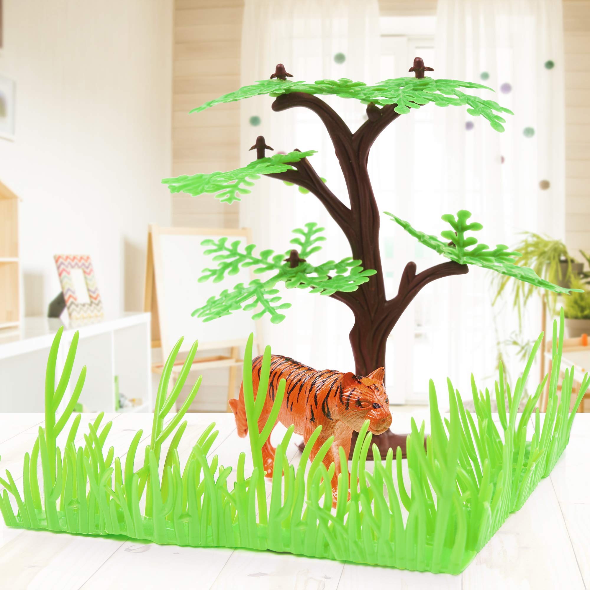 Sensory4u Mini Safari Jungle Animals Play Set - 30-Piece Rainforest Animal Figures For Kids - View #10