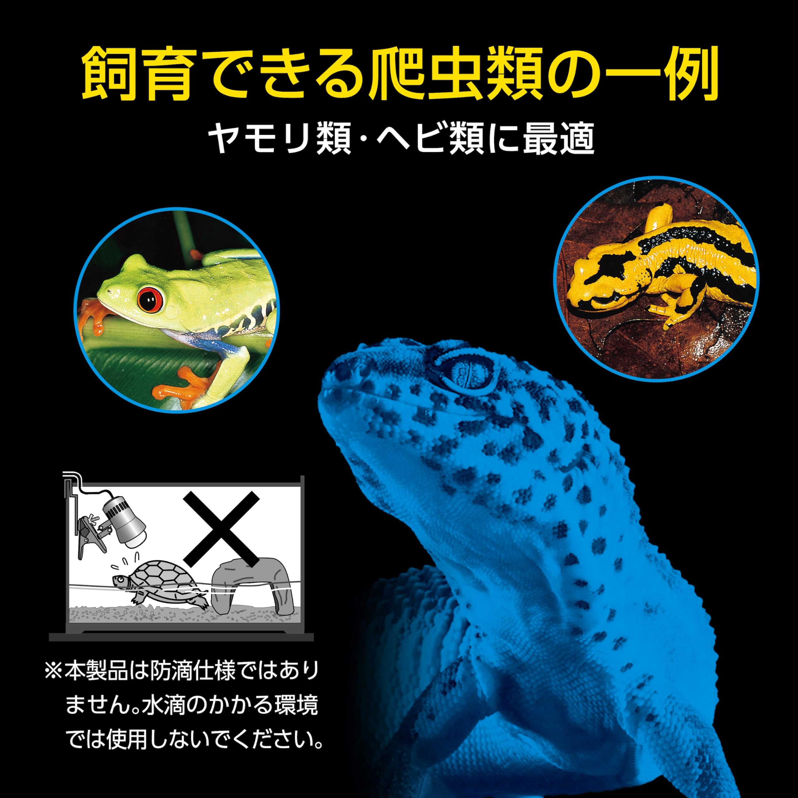 Amazon | GEX EXOTERRA ナイトグロー ムーンライトランプ 50W 夜行性