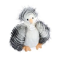 Historia D'OURS - Les Champêtres Chic - Les Pouletes - Peluche Bianco e Grigio 20 cm