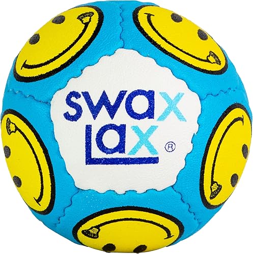 SWAX LAX Pelota de entrenamiento de lacrosse ayuda a tus hijos a desarrollar sus habilidades y practicar con confianza (1 sonrisa)