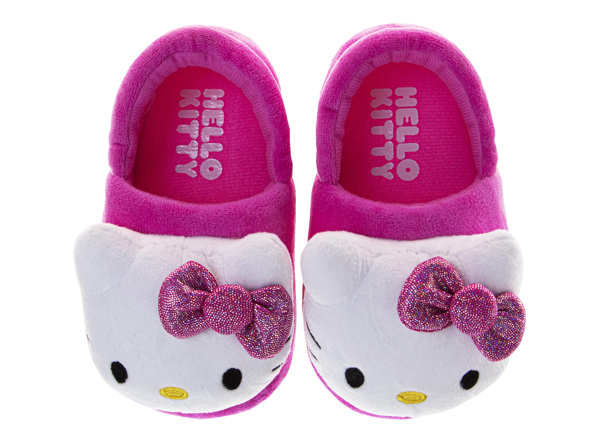 Josmo Hello Kitty Sanrio Slipper Indoor Cute Plush House Shoes for Kids