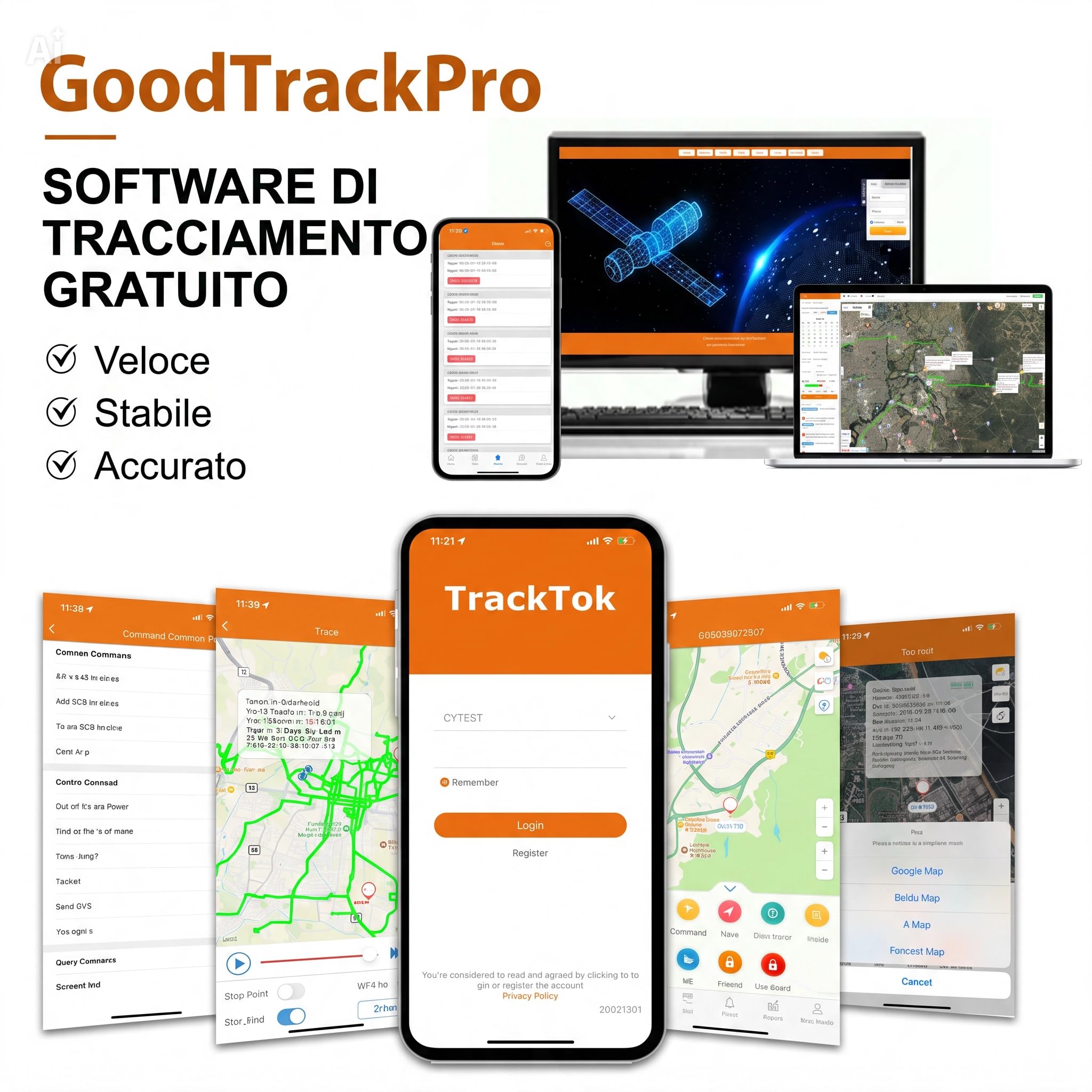 Rastreador GPS 4G Good Track Pro CY05 para vehículos – Rastreador de coche impermeable IP65, posicionamiento <5 m, alarma de geofence, interrupción remota – sin suscripción, aplicación y plataforma