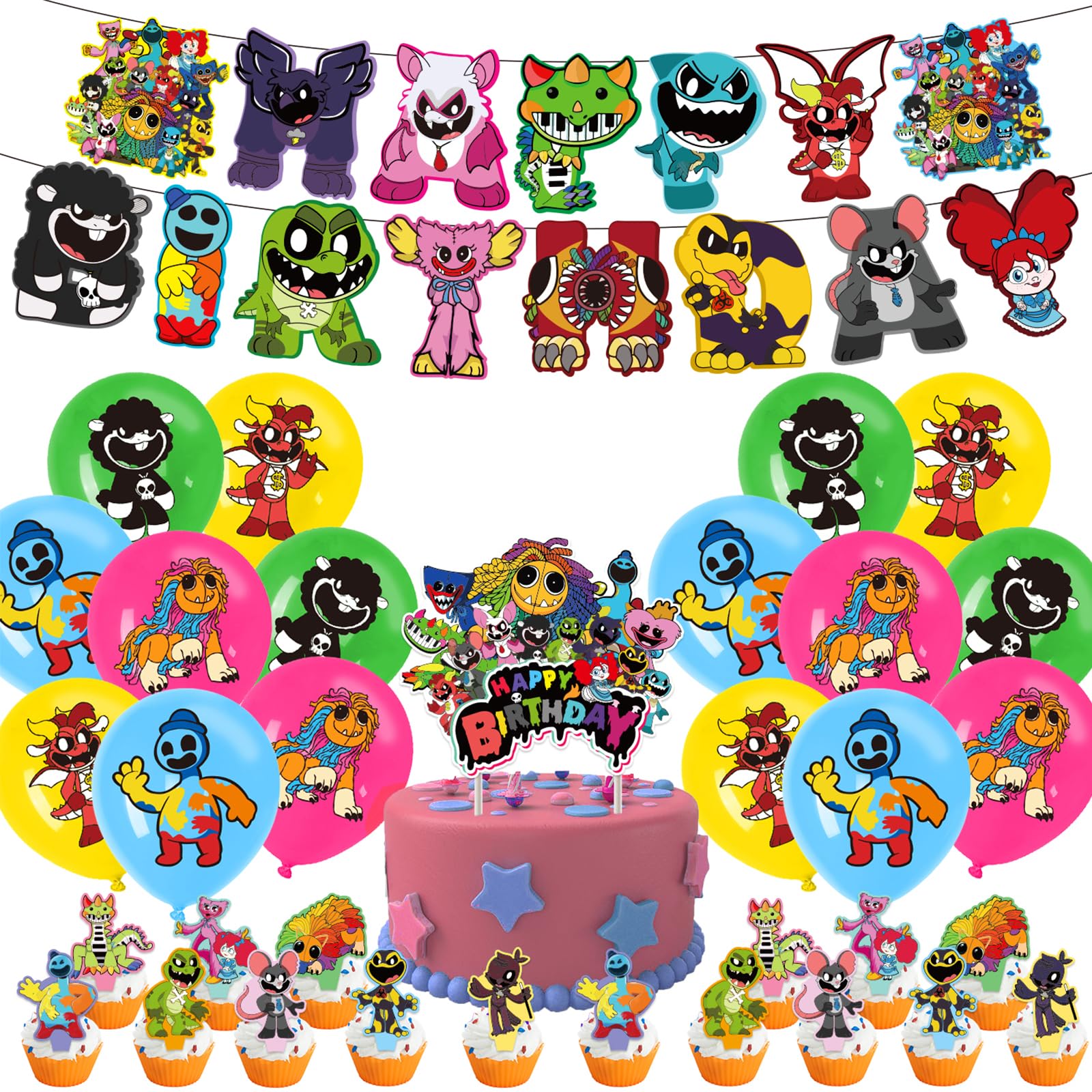 誕生日 飾り付け 風船 セット 飾り 誕生日 バルーン 男の子 人気キャラクター お誕生日風船 誕生日 飾り付け バースデー バルーン デコレーション スプランキー Happy Birthday 風船 セット