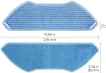 (4 Pièces) M2 Pro Mop Pads de remplacement compatibles avec Lefant M2 Pro/ M2S Pro/ M1 Robot Aspirateur Nettoyant, Accessoires Mop
