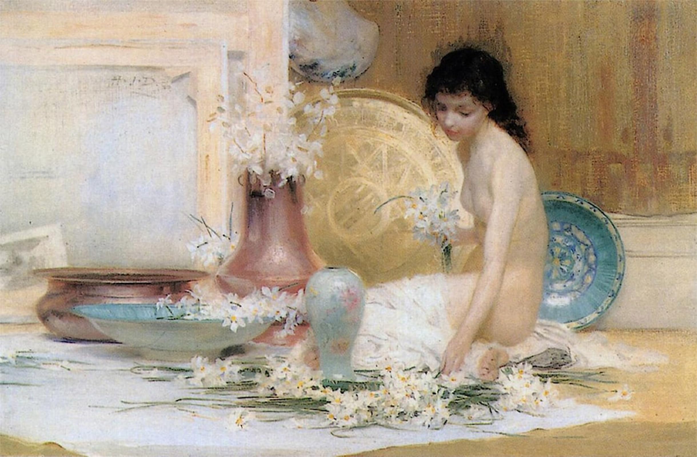 Pintura PSVDCTOO Herbert Draper de 60x90 cm para crear un ambiente elegante en su despacho 5