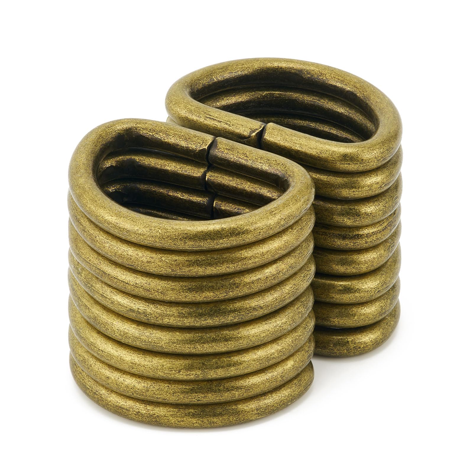 DEVPSISR 50pcs Metal D Ring Buckle for Purse Hardware Sewing Accessories Crafts Hand DIY