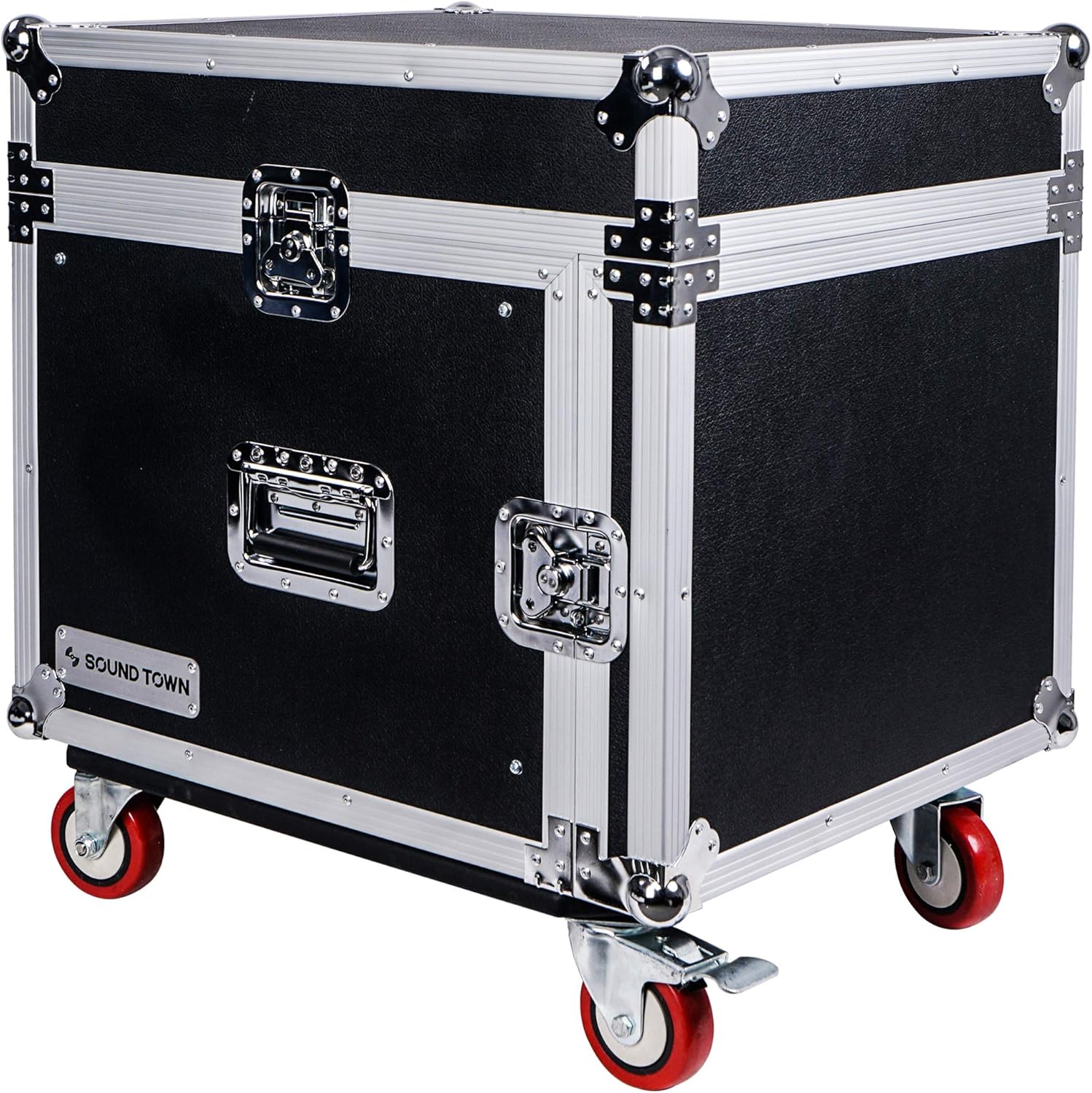 Buy Sound Town 8U PA DJ Pro Audio Rack/Road ATA Case with 13U Slant ...