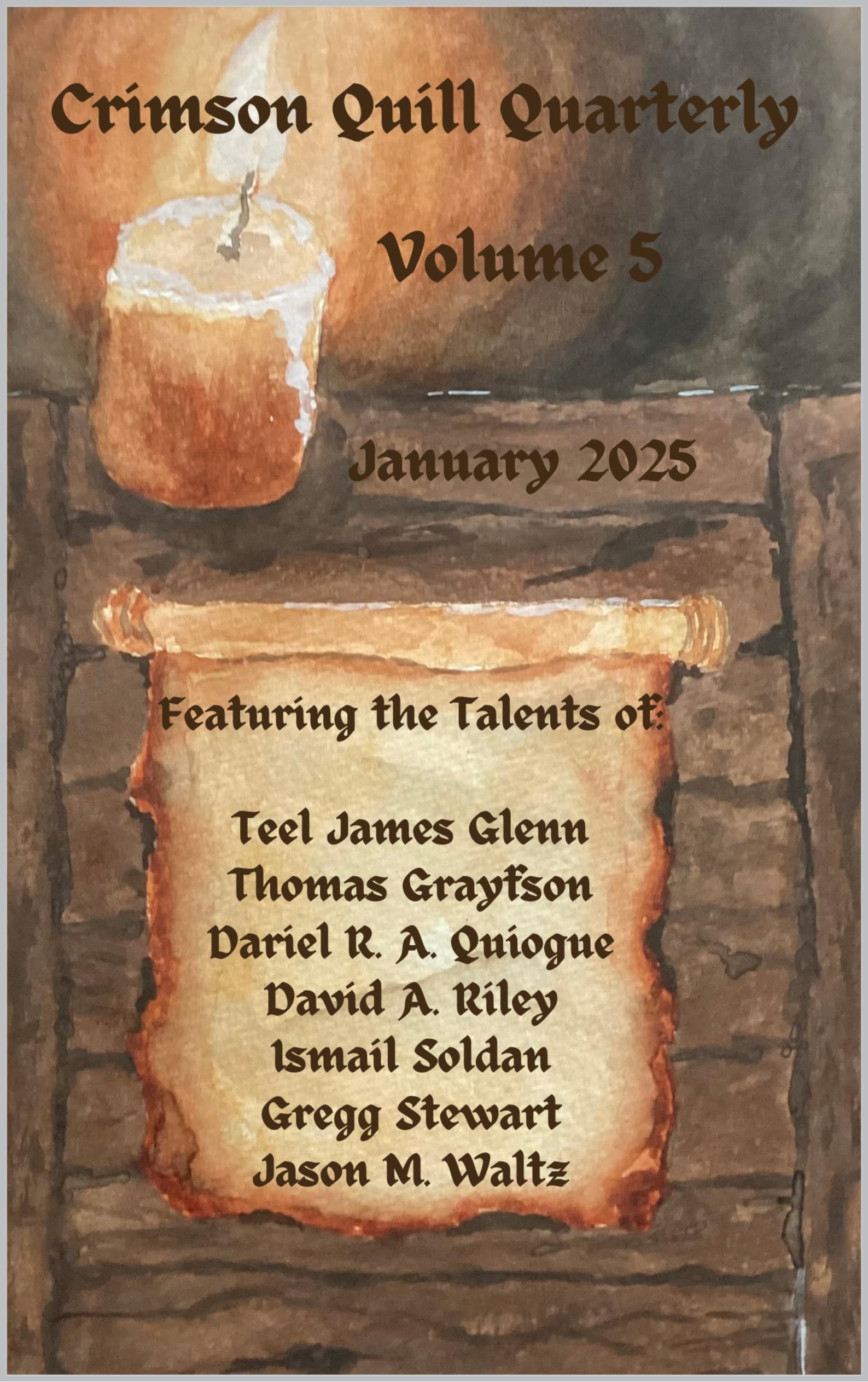 Cover of Crimson Quill Quarterly, January 2025