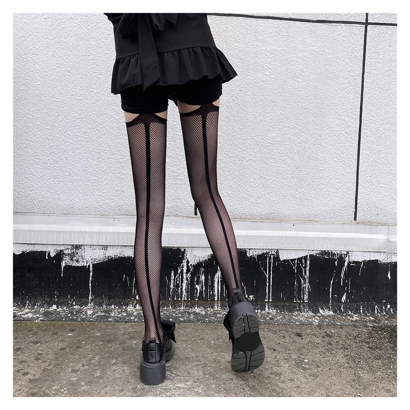 stockings, 15 Stück Damen-Strumpfhose, Netzstrumpfhose, Strumpfhose, Oberschenkelhoch, Sommer, Schwarz,for lingerie