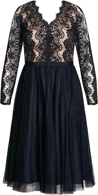 City Chic Women's Plus Size Cocktail Dress - Rare Beauty