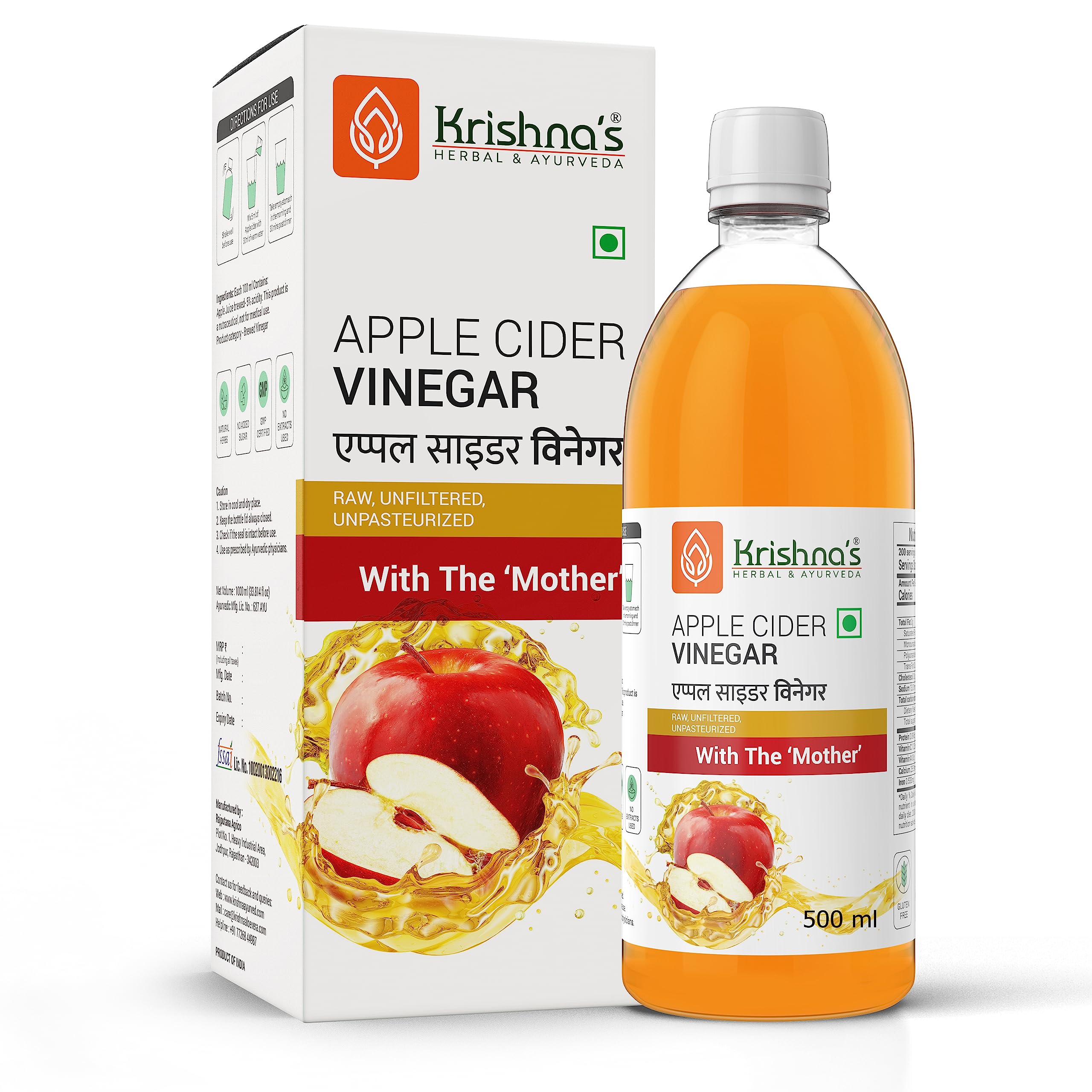 See full amazon price history chart for Krishnas Apple Cider Vinegar With Mother For Weight Management - Natural - Raw - Unfiltered - 500 ml Krishnas Apple Cider Vinegar With Mother For Weight Management - Natural - Raw - Unfiltered - 500 ml (B07B49CPWS) Amazon Price History, Amazon Price Tracker