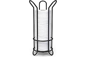 Brookstone Black Toilet Paper Stand: A Minimalist Masterpiece