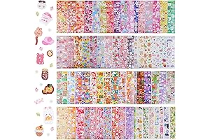 Gersoniel 18 Sheets Scrapbook/Photocard Stickers