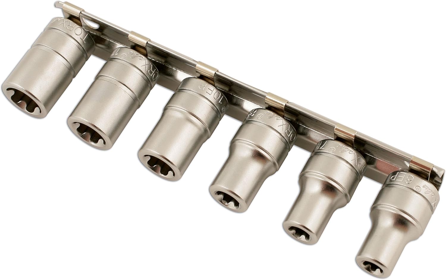 Laser 5616 TorxPlus Socket Set, 1/4-inch Dia, Set of 6