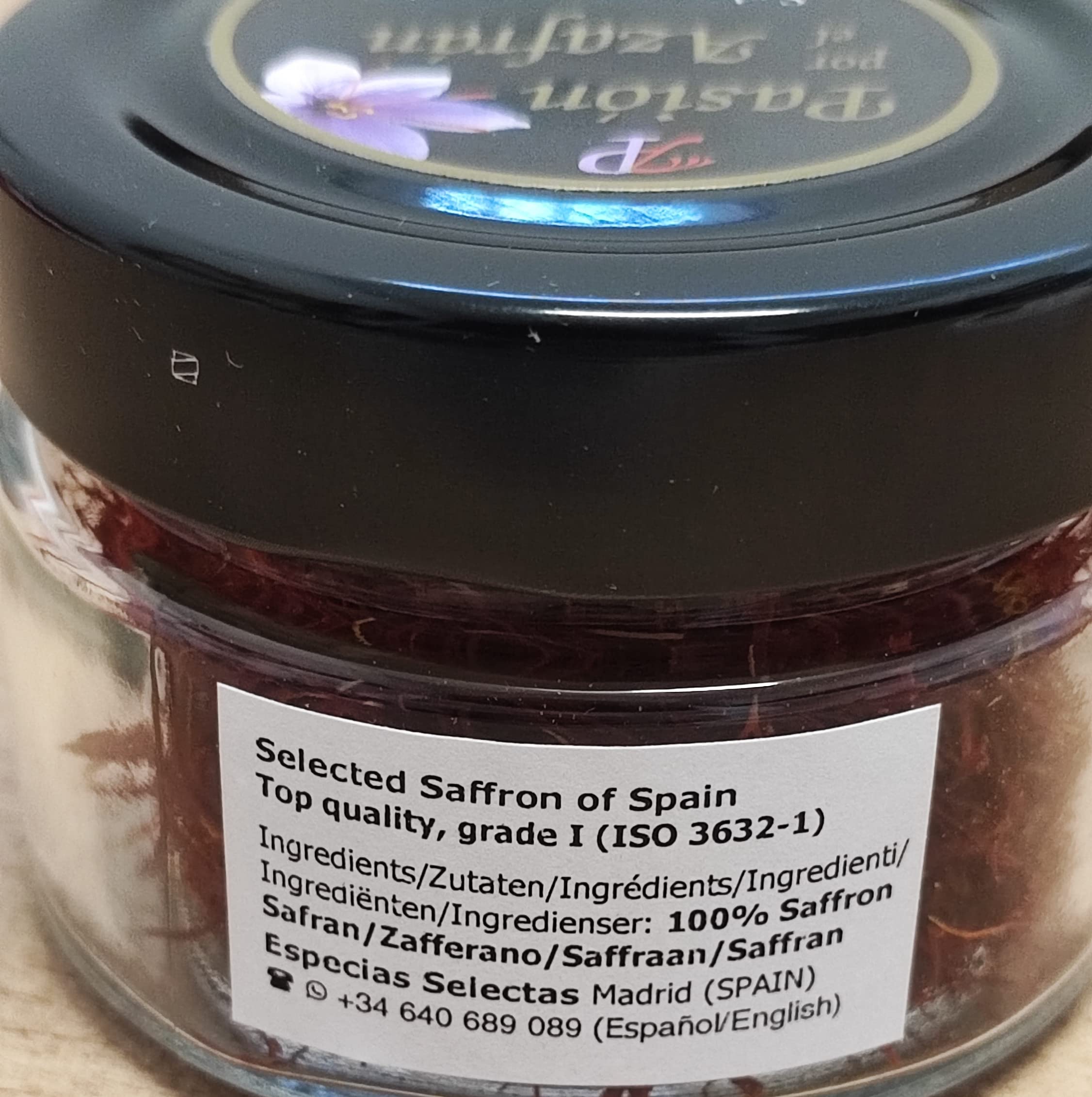 Azafrán Español de Calidad Suprema (Categoría I ISO 3632-2), Elaboración tradicional, gran aroma y sabor (5)