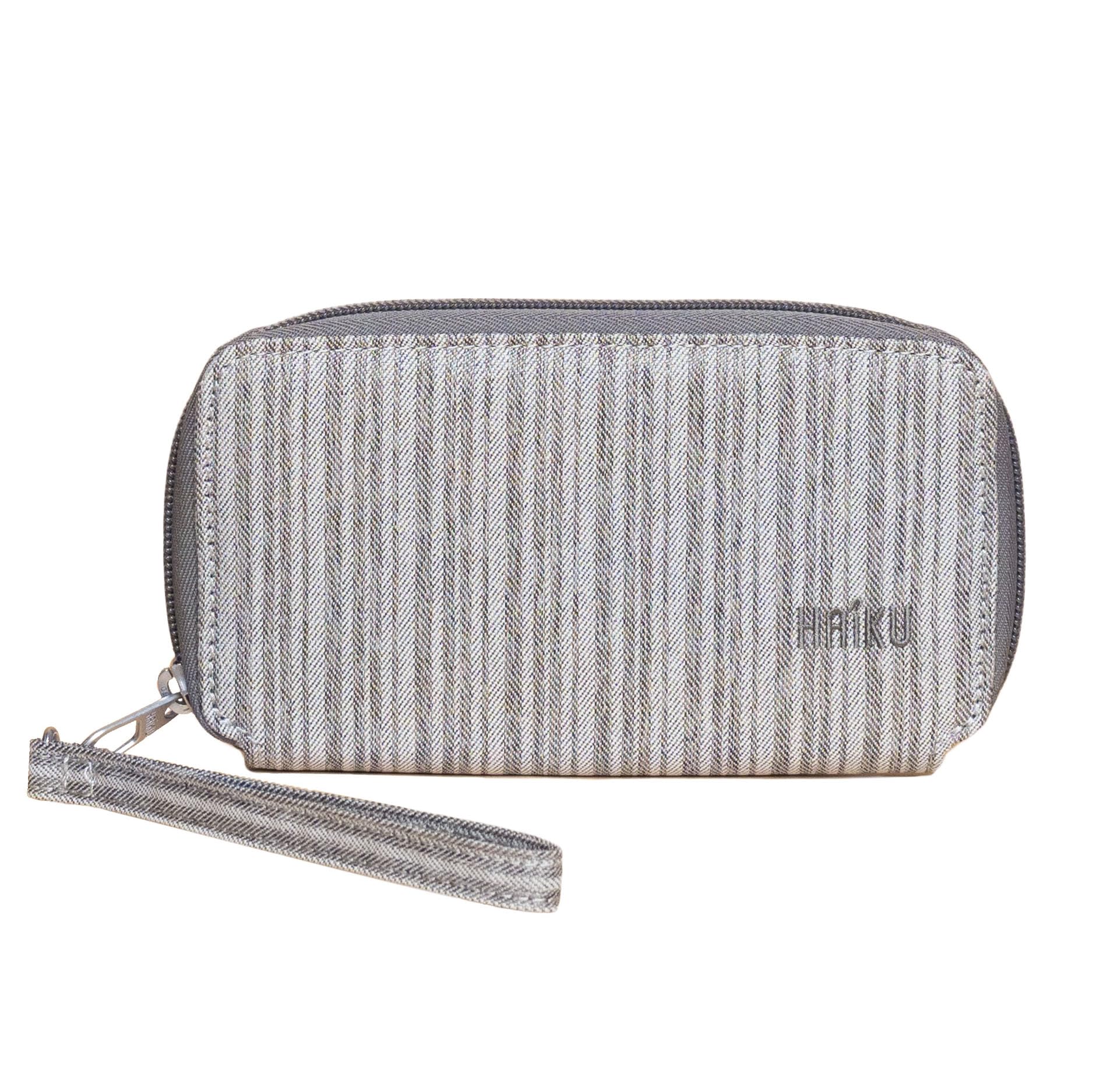 HAIKU Intrepid Wristlet, Clutch Wallet, Zip Around RFID-Blocking Credit Card and ID Holder, Hand Purse