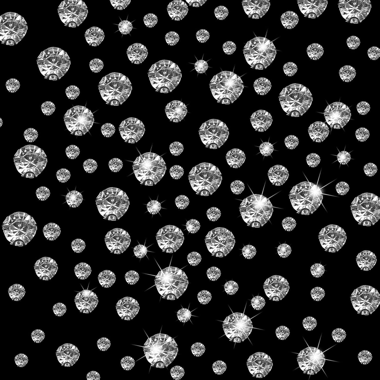 Amazon.com: Sew On Rhinestones Crystal Glass Claw Silver Rhinestones ...