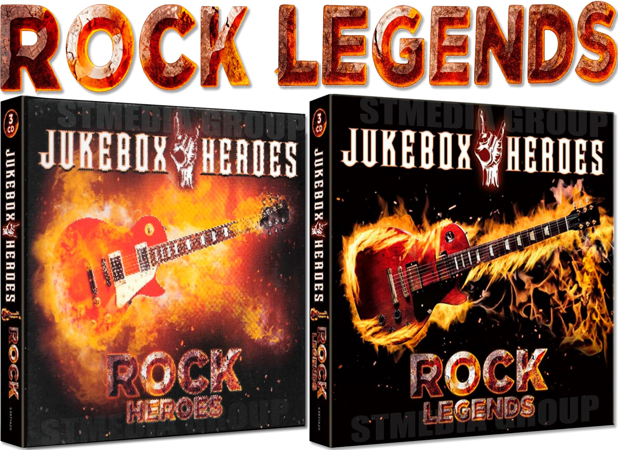 Rock Legends & Rock Heroes: 120 Classic Rock Hits on | Hard Rock Collection feat. Deep Purple, Kiss, Scorpions, Dio, Alice Cooper, Motorhead, Europe, Rainbow, Thin Lizzy, Status Quo, Queensrÿche and many more |