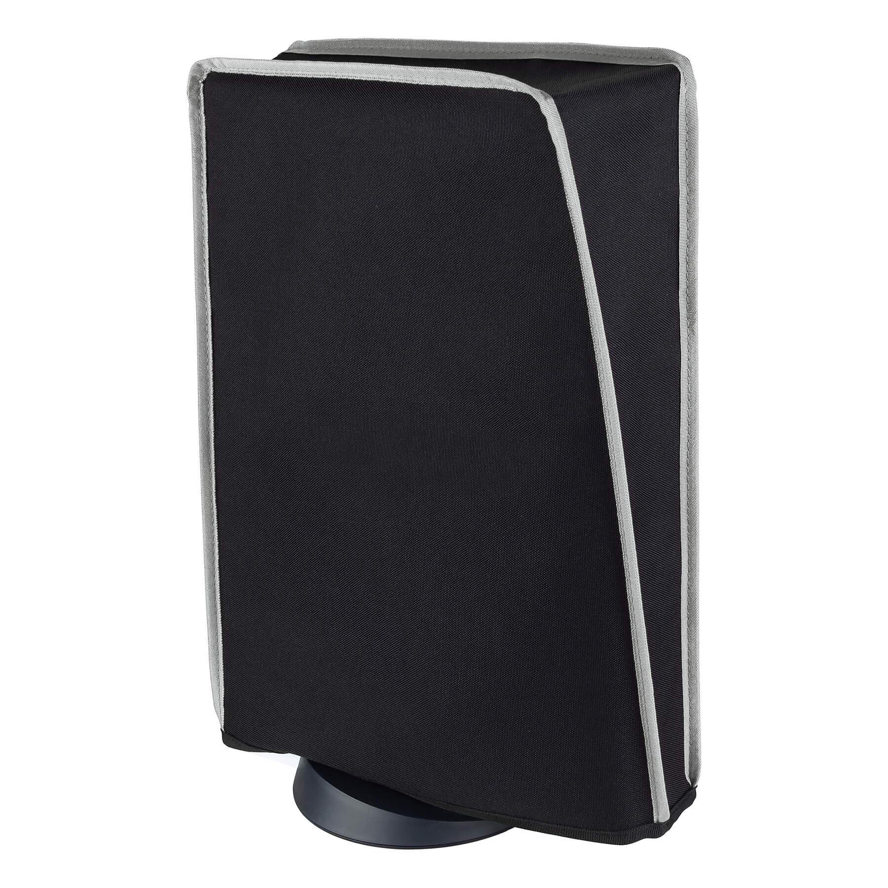 PlayVital Nylon Mesh Dust Cover for ps5, Soft Neat Lining Dust Guard for ps5 Console, Anti Scratch Breathable Cover Sleeve for ps5 Console Digital Edition & Disc Edition - Black — view 19