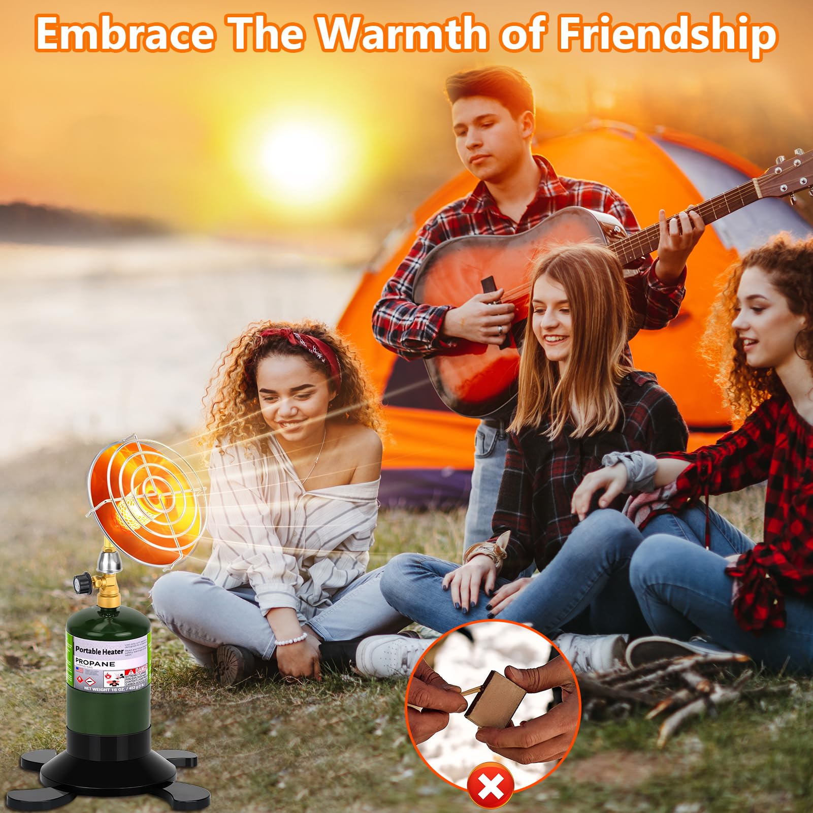 Portable Propane Heater - Camping & Outdoor Use -8 Portable Propane Heater - Camping & Outdoor Use -8