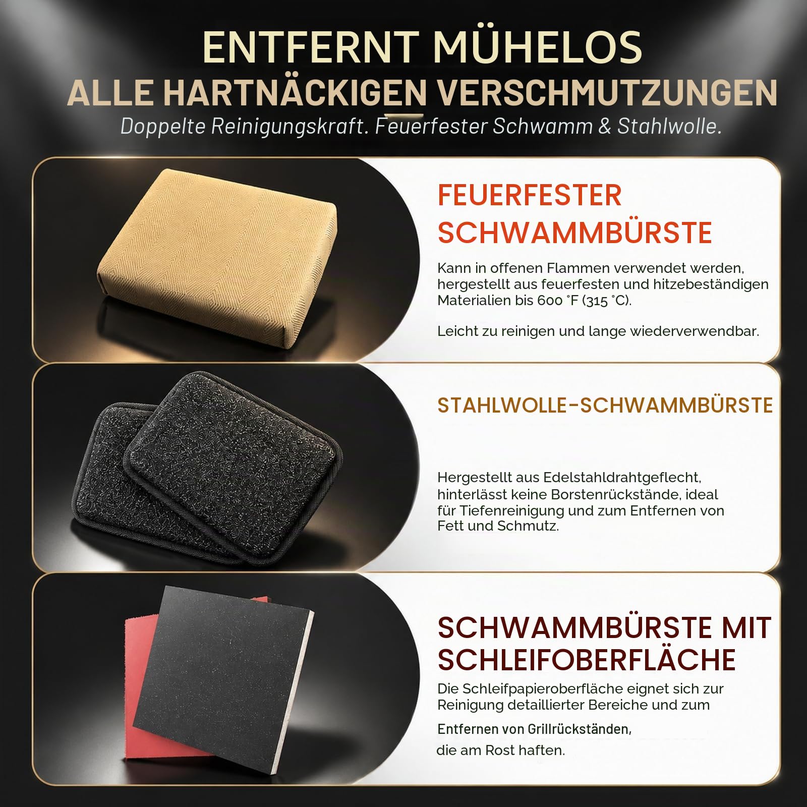 Elektrische Grillbürste Akku,kabellos,druckbasierte Drehzahlregelung,wiederaufladbar,leicht zu reinigen,kompatibel mit den meisten Grillgeräten,Nicht ausfallende Metallborsten