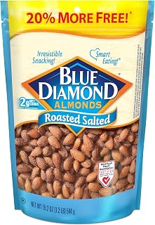 Blue Diamond Almonds, Roasted Salted, 19.2-Ounce