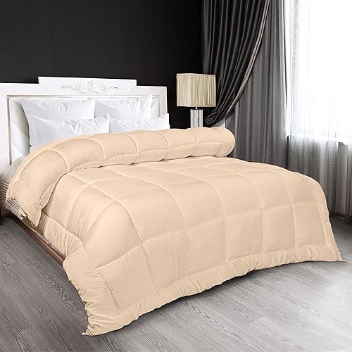Miniatura 4 de Utopia Bedding Edredón acolchado alternativo para todas las estaciones, relleno de edredón con pestañas en las esquinas, lavable a máquina, edredón