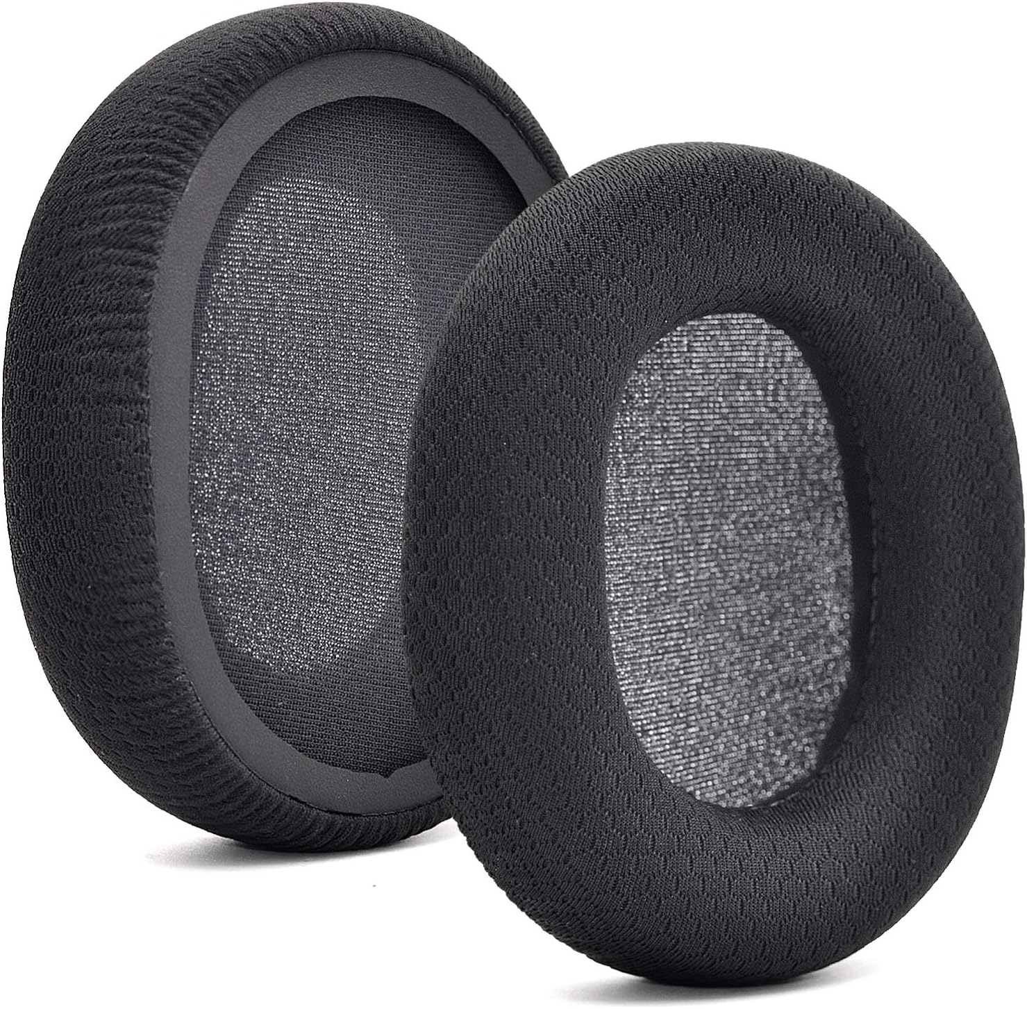 Arctis 3/5 / 7/9 Replacement Black Fabric Ear Pads Cushion Compatible with SteelSeries Arctis 3 / Arctis 5 / Arctis 7 Arctis 9 / Arctis 1 / Arctis pro Lossless Wireless Gaming Headset Headphone