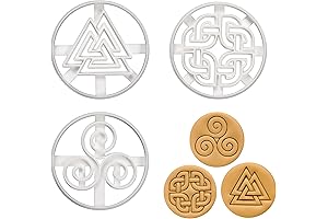 Celtic Cookie Cutter Set: Nordic Runes for Magical Baking