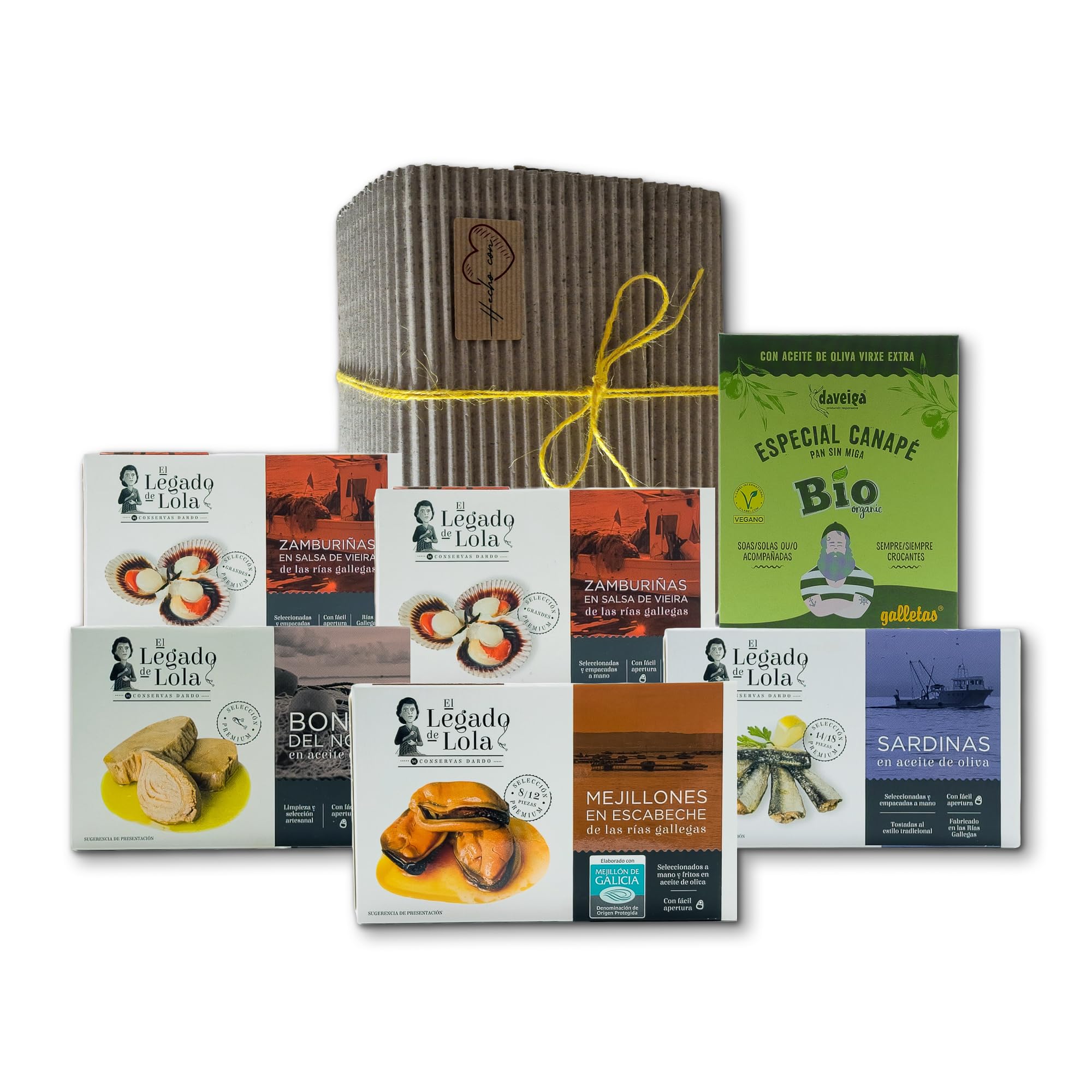 Pack Conservas para Regalar Areal de VinNatura - Lote Gourmet de Galicia