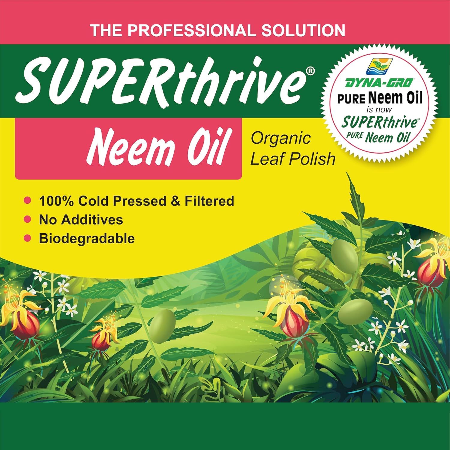 Dyna-GRO NEM-100 Neem Oil Leaf Polish, 128 Fl Oz (Pack of 1), Concentrate