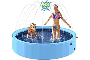 63' Foldable Metal Dog Pool