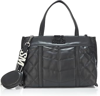 Steve Madden Womens Steve Madden Belia Chevron Quilted Satchel